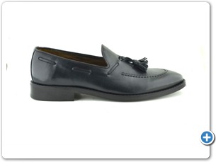 16810 Black antic Leather Sole Side