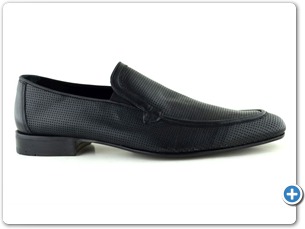 607 Black Napa Leather sole Side