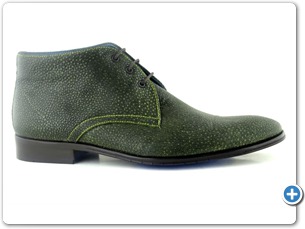 11235 Green Meteor Inj Brown Leather Sole Side 