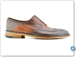 16805 Brown Cognac Hp Leather Sole Side