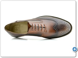 16805 Brown Cognac HP Leather Sole Top
