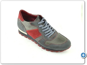 8936 Red Grey Termo Sole Top