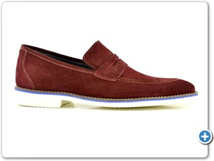 16815 Bordo Suede Anthracite Lining 40122 White Sole Side