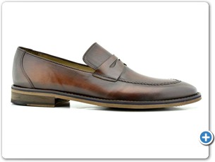 16815 Cognac HP Nat Calf Lining Leather Sole Side