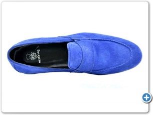 5532 S.Blue Suede Anthracite Lining Leather Sole Top