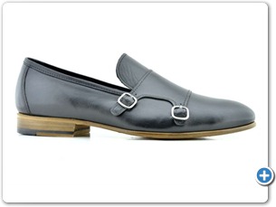 5547 Black Antic Anthracite Lining Leather Sole Side