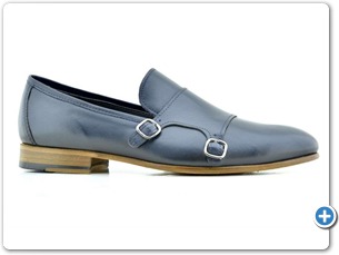 5547 Navy Antic Anthracite Lining Leather Sole Side