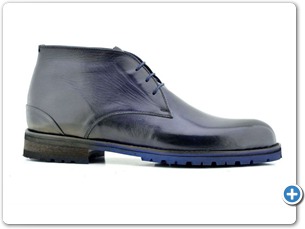 1633 Navy HP Anthracite Lining Rubber Sole Side
