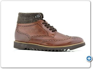 1910 RedBrown Floter Anthracite Lining 40315 Brown Sole Side