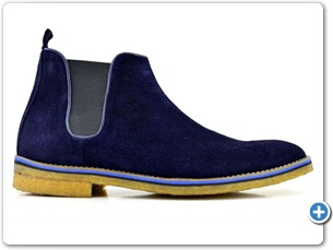 1916818 Navy Suede Lining Sole Side